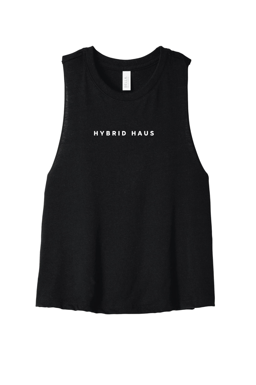 Hybrid Haus - Women’s Racerback Cropped Tank
